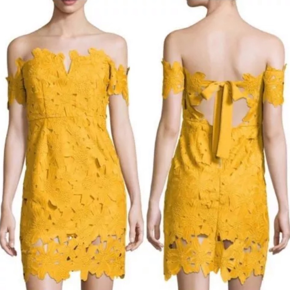 Few Moda Anthropologie Alison Dress Off Shoulder M